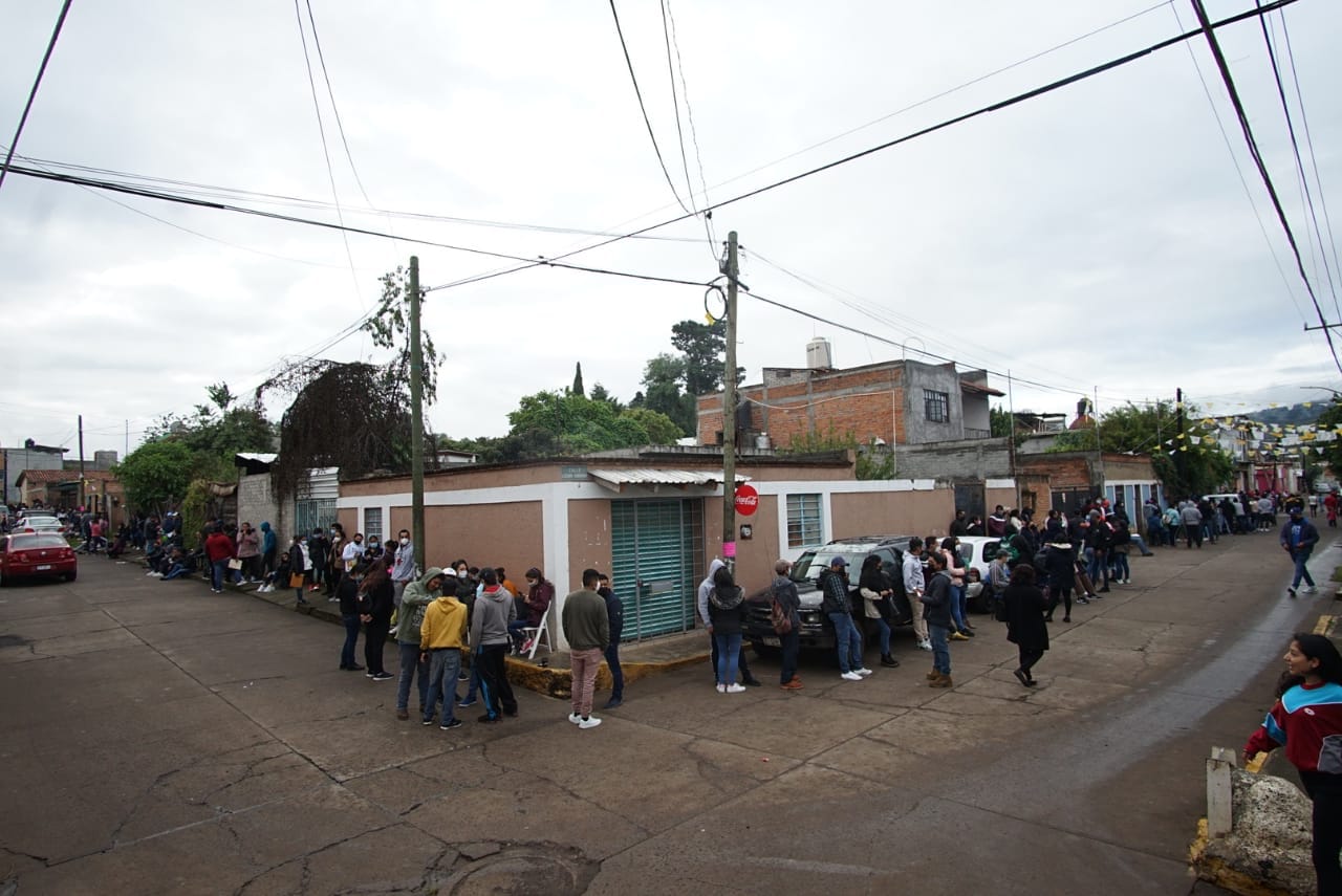 Más de 1000 jóvenes espera el inicio de la vacunación en la tenencia de Jesús del Monte