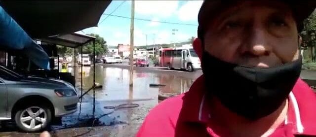Comerciantes de la salida a Quiroga piden que el Ayuntamiento de Morelia de mantenimiento a las alcantarillas de la latera