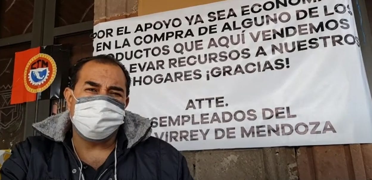 Empleados del Hotel Virrey de Mendoza con ya casi 3 meses de huelga