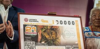 Las Corundas, inmortalizadas en la Lotería Nacional