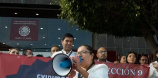 Trabajadores del Poder Judicial de la Federación se manifiestan