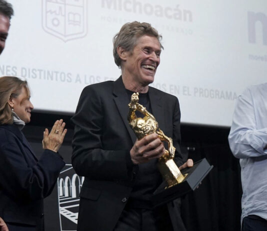Williem Dafoe, una figura muy apreciada en Morelia.