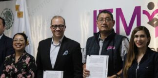 Firma de convenio por parte del IEM y COPARMEX, para la colaboración en materia de participación ciudadana y democracia