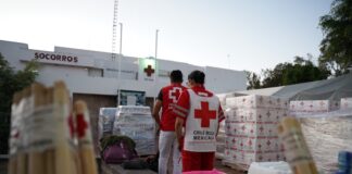 Cruz Roja de Morelia envía más de 800 despensas a Acapulco