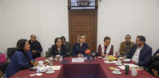 Comisiones Unidas se reúnen con rectora de la UMSNH