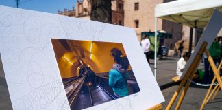 Fotografía que se colorea: una exposición para intervenir imágenes en la ciclovía de Morelia