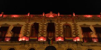 Congreso del Estado se suma a visibilizar la importancia de la donación voluntaria de sangre*Diputados y diputadas encendieron luces sobre la fachada principal del Palacio Legislativo, para conmemorar el “Día mundial del donante de sangre”.