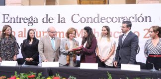 Entrega Congreso del Estado Condecoración “Mérito al Turismo Michoacano 2025” a Margarita Arriaga Pierres