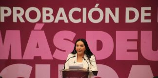 PRI actúa con responsabilidad y acompaña reforma constitucional para poner límite al endeudamiento en Michoacán: Adriana Campos Huirache