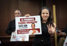 Tras aprobación de reforma, Giulianna Bugarini remarca que reducción de jornada laboral es un triunfo para la clase trabajadora