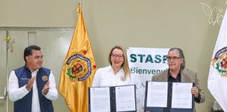 HISTÓRICA ALIANZA ENTRE UMSNH Y STASPE; YARABÍ ÁVILA Y ANTONIO FERREYRA SIGNAN CONVENIO DE COLABORACIÓN