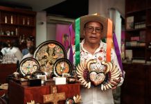 Pátzcuaro quiere llegar al Mundial con arte hecho a mano en Laca Perfilada
