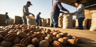 Pekín aplica elevados aranceles al consumo de nuez pecana de México y EE UU